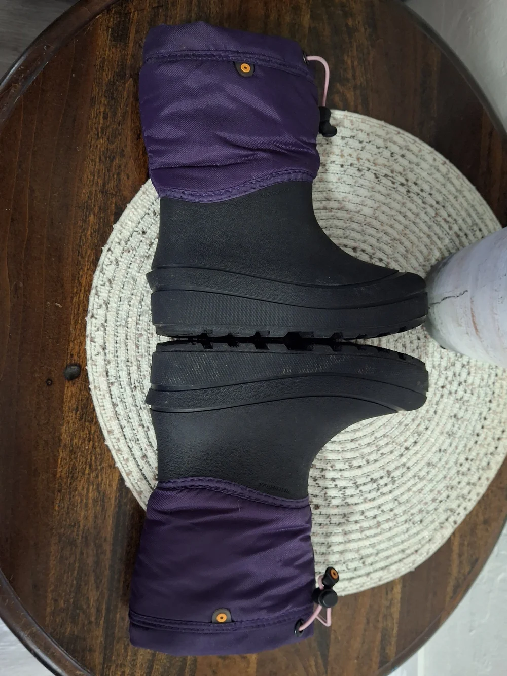 Kid's Bogs Purple Winter Snow Shell Boots